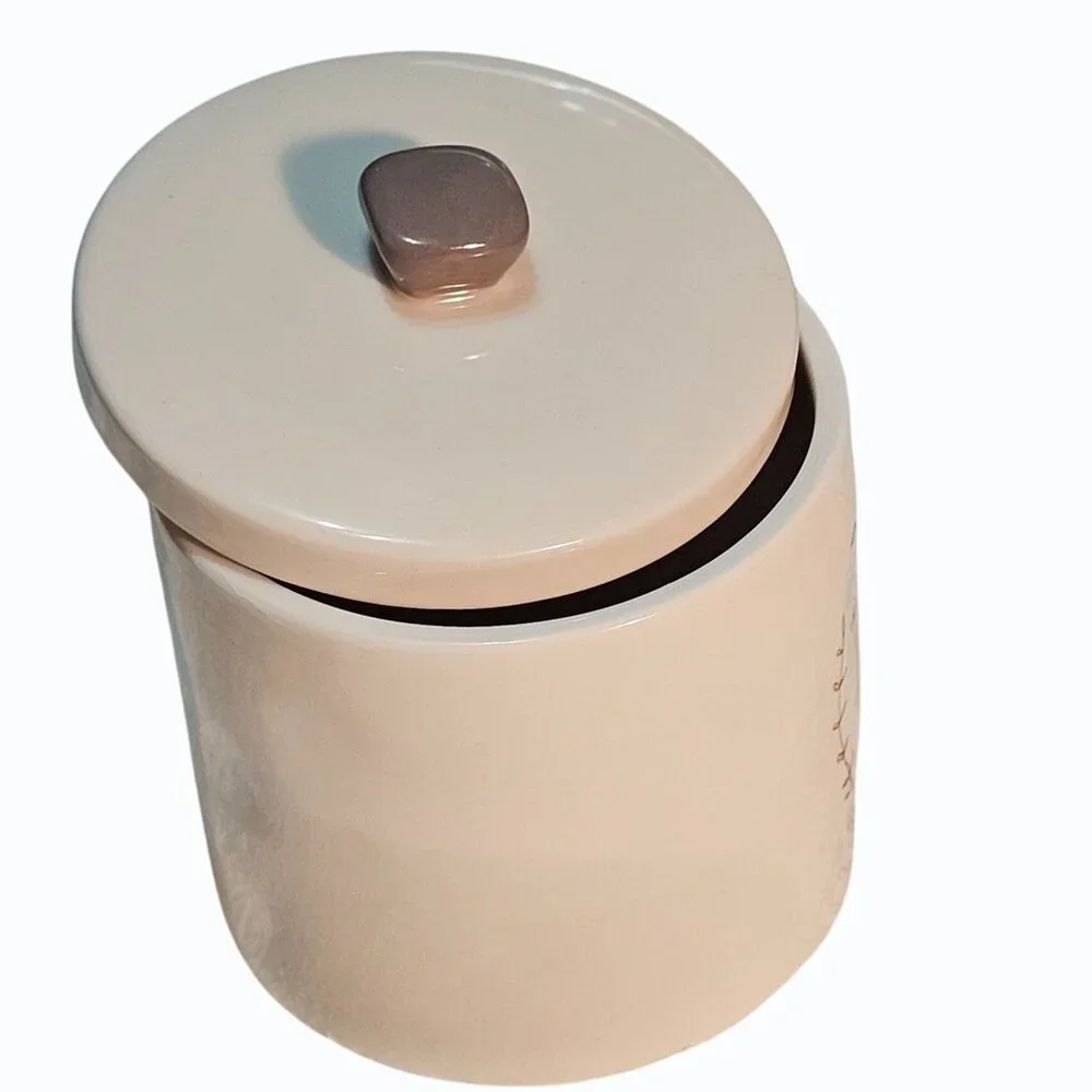 Rae Dunn “Treasures” Canister Jar Container With Lid Artisan By Magenta